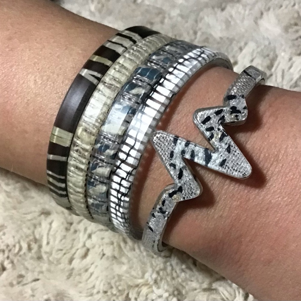 CBA Eco resin bracelets